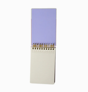 Designworks Ink Chunky Notepad - LILAC & OCHRE Stripes