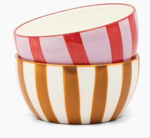 Bella Dipping Bowls set of 2 Ochre & Rust