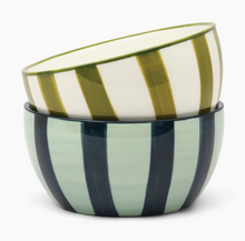 Load image into Gallery viewer, Bella Dipping Bowls set of 2 Olive &amp; Blue