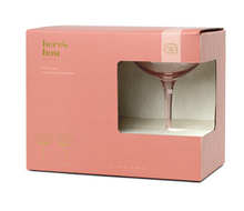 Load image into Gallery viewer, LOU coup glasses Blush