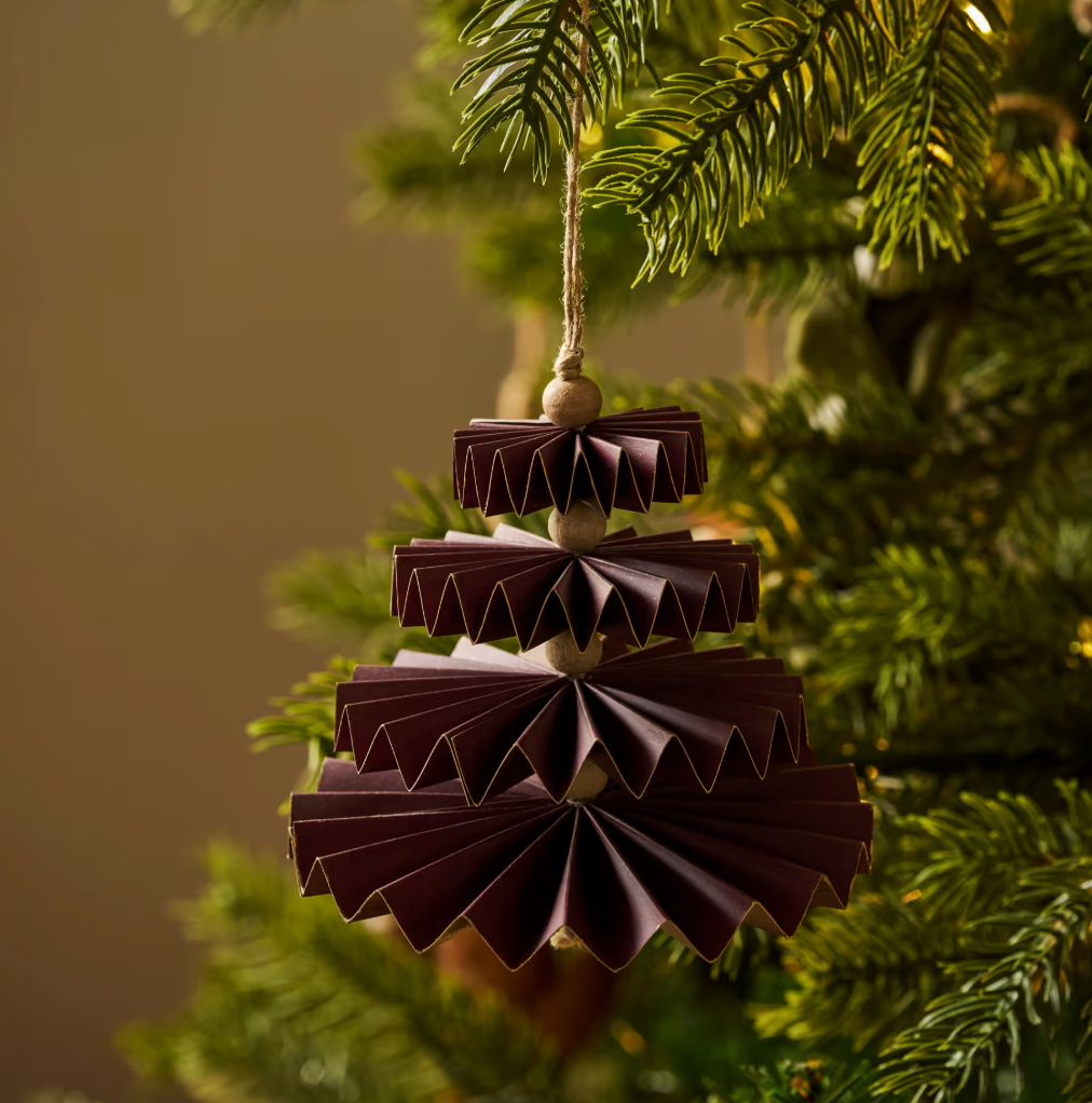 MADDOX TREE set of 3 Berry Gold