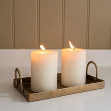 Load image into Gallery viewer, Brass Rectangular Tray