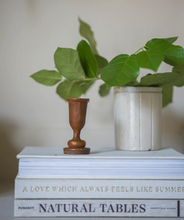 Load image into Gallery viewer, Tall Rust Dinner Candle Holder