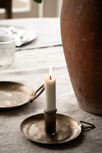 Load image into Gallery viewer, Forged Plate Candle Holder small