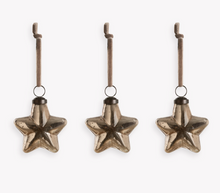 Load image into Gallery viewer, Truffle LUXLEY Star Baubles (set of 3)