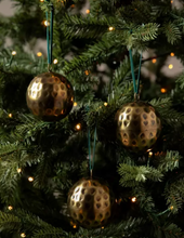 Load image into Gallery viewer, Ardington Hammered Bauble (x3)