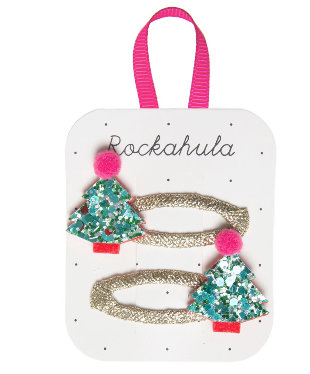Christmas Tree Glitter Clips