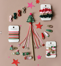 Load image into Gallery viewer, Christmas Tree Glitter Clips