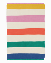 Load image into Gallery viewer, STRIPE Cotton Knit Blanket