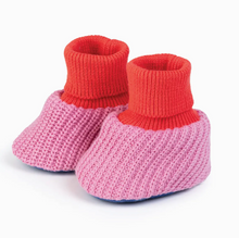 Load image into Gallery viewer, PINK Cotton Knit Baby Slipper Socks