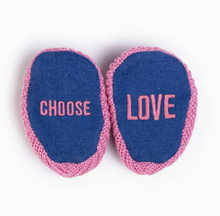 Load image into Gallery viewer, PINK Cotton Knit Baby Slipper Socks