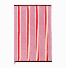 Load image into Gallery viewer, Red Towelling Cotton Hand Towel