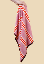Load image into Gallery viewer, Red Towelling Cotton Hand Towel