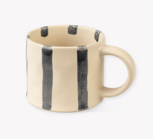 Load image into Gallery viewer, Ink Woolstone Striped Mugs Set of 2