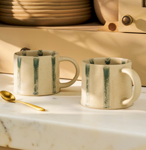 Load image into Gallery viewer, Rosemary Woolstone Striped Mugs Set of 2