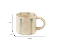 Load image into Gallery viewer, Rosemary Woolstone Striped Mugs Set of 2