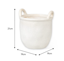 Load image into Gallery viewer, Ravello Rounded Pot 19cm White