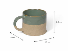 Load image into Gallery viewer, Rosemary Bladon Half Glazed Mugs Set of 2