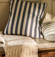 Load image into Gallery viewer, INK Harlton Wide Stripe Cushion 50x50cm