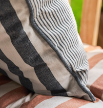 Load image into Gallery viewer, INK Harlton Wide Stripe Cushion 50x50cm