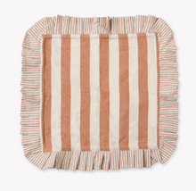 Load image into Gallery viewer, Terracotta Harlton Wide Stripe Napkins Set of 4