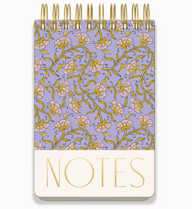 Designworks Ink Chunky Notepad - Purple vintage floral
