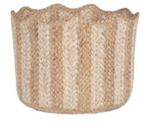 Load image into Gallery viewer, Tulip Basket NATURAL Stripe