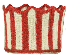 Load image into Gallery viewer, Tulip Basket RED Stripe