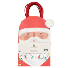 Load image into Gallery viewer, Santa Christmas Paper Gift Bags - 8 Pack