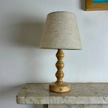 Load image into Gallery viewer, Bobbin Teak style rechargeable touch lamp