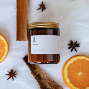 Hygge candle (Orange + Spices): 250ml (medium)