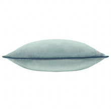 Load image into Gallery viewer, Meridian Velvet Cushion Mineral/Teal: Mineral/Teal / Polyester Filled / 55 x 55cm