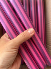 Load image into Gallery viewer, AUTUMN PINSTRIPES INDIVIDUAL : Lilac/deep red