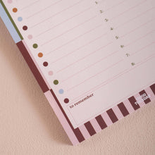Load image into Gallery viewer, A5 Boho Nouveau | Daily Planner Pad: No Magnet