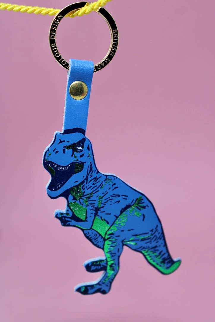 T-Rex Key Fobs: Cornflower