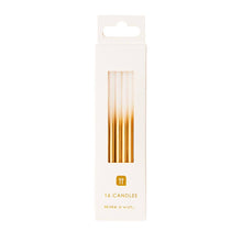 Load image into Gallery viewer, Luxe Gold Ombre Candles, 10cm