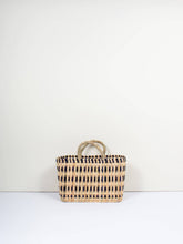 Load image into Gallery viewer, Woven Reed Basket, Indigo