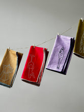 Load image into Gallery viewer, Linen Blend Napkins - Asparagus (set of 2)