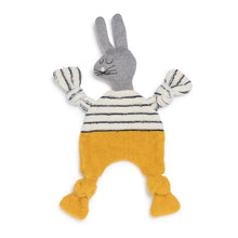 Load image into Gallery viewer, Cotton Knit Baby Comforter Cuddle Cloth: Rabbit Yellow
