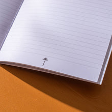 Load image into Gallery viewer, A5 Lined Notebook | Peach &amp; Cherry Check