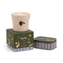 Load image into Gallery viewer, Paddywax Bistro Olive Ceramic Candle - Fig  Olive