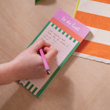 Load image into Gallery viewer, To Do List Pad | Cabana Stripe