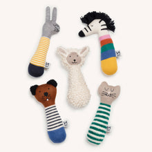 Load image into Gallery viewer, Cotton Knit Baby Rattle Toy:  Sheep