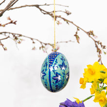 Load image into Gallery viewer, Blue and Gold Easter Egg