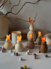 Load image into Gallery viewer, Taupe Bunny Ear Candle