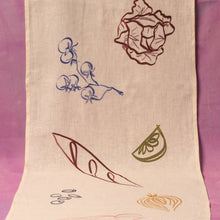 Load image into Gallery viewer, ‘Dinner’ Table Runner 230cm X 45cm