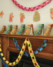 Load image into Gallery viewer, Blue &amp; Yellow Paper Chain Kit