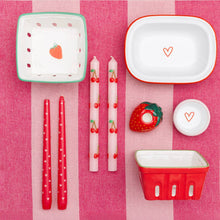 Load image into Gallery viewer, Heart Taper Dinner Candles - 2 Pack