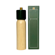Load image into Gallery viewer, Salt &amp; Pepper Grinder - Green &amp; Gold: Large