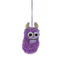 Load image into Gallery viewer, Handmade Felt Moody Monsters Hanging Decorations: Variety Pack